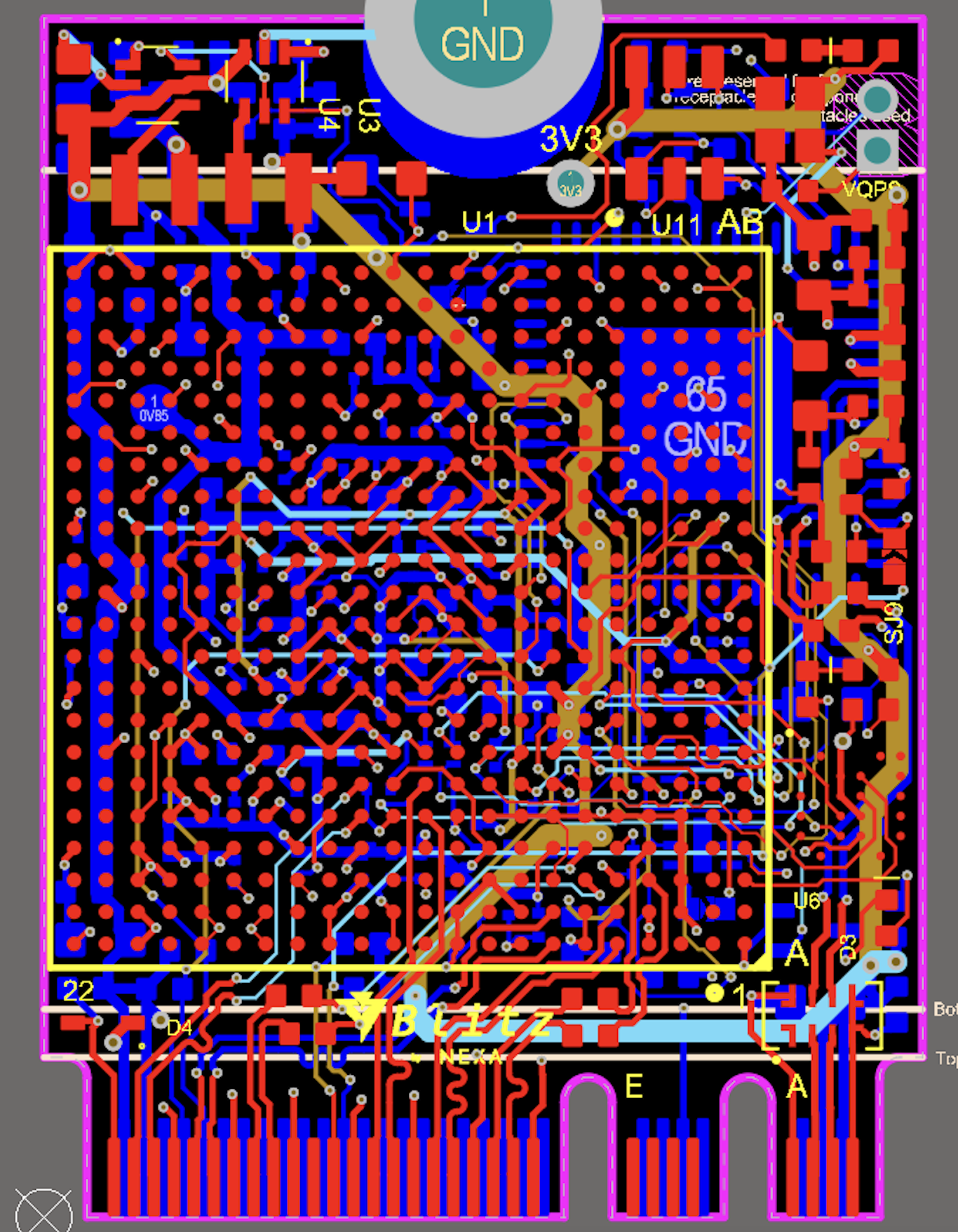 Front for FPGA