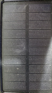 Front for solar cells